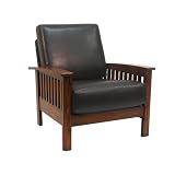 Mission Faux-Leather Chair