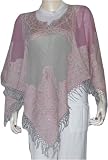 Ponchos in Wool Jacquard Design 40 x 40 (pnch159)