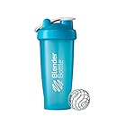BlenderBottle Classic Loop Top Shaker Bottle, Aqua, 28 Ounce