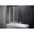 AQUAFORM Badewannenaufsatz Milchglas