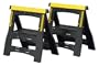 Stanley 60622 Folding Adjustable Sawhorse, Twin-Pack