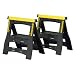 Stanley 60622 Folding Adjustable Sawhorse, Twin-Pack