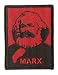 David Cherry Artist Patch - Karl Marx Face - RARE!!!