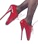 Sexy Fetish 7 Inch Red High Heel Ballet Shoes - 11