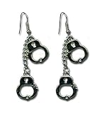 Double Handcuff Dangle Earrings