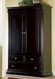Sahara TV Armoire with Cherry Veneers in a Beautiful Expresso Finish