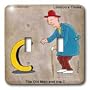 Londons Times Funny Music Cartoons - Old Man And The C -With Apologies To E. Hemmingway- - Light Switch Covers - double toggle switch