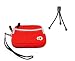 High Quality (RED) Neoprene Glove Case and flexible Mini Tripod Combo for Flip Mino / MinoHD / MinoHD 2nd Gen / Ultra / UltraHD Camcorder