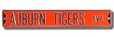 AUBURN TIGERS AUBURN TIGERS AVE Orange AUTHENTIC METAL STREET SIGN (6 X 36)