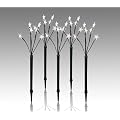 Sternenst�be Lichterkette 5 Stk. / 30 Lampen - Au�en