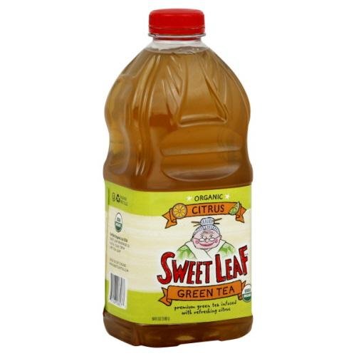 Sweet Leaf Tea, Citrus Green Tea, 64-Ounce Bottles (Pack of 8)