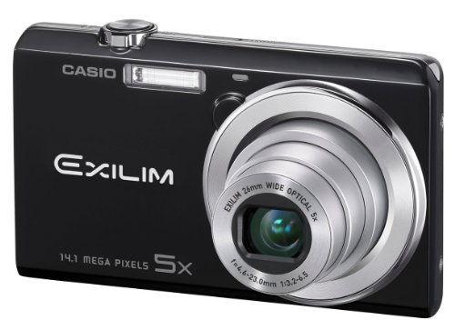 Casio Exilim EX-ZS10 Digitalkamera (14 Megapixel, 5-fach opt. Zoom, 7,6 cm (3 Zoll) Display, HD-Video) schwarz