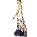 Women's Dress, Laimeng Casual Fit and Flare Floral Sleeveless Dress (XXL)