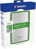 Verbatim 500GB externe Festplatte 6,3cm (2,5 Zoll)