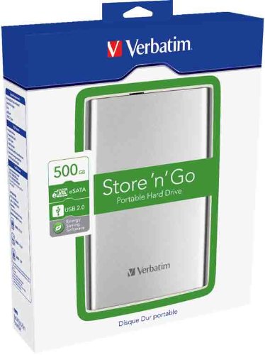 Verbatim 500GB externe Festplatte 6,3cm (2,5 Zoll) silber Preisvergleich