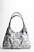 Coach Signature Op Art Shantung Maggie Shoulder Bag Purse 17072 Grey Multi