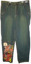 Men's Harlem Jeans Blue Denim Size 38x34 Limited Edition