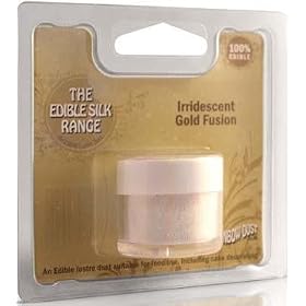Rainbow Dust Edible Sparkles Silk Iridescent Fusion Gold