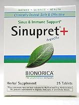 Bionorica Sinupret+ (Formerly Sinupret Forte) - 25 Tablets