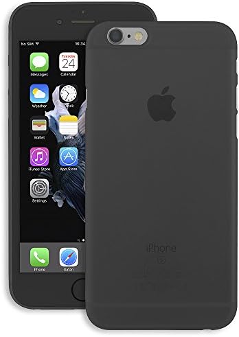 iPhone 6s Plus Case - OZAKI O!coat [JELLY PRO] 360° Ultra Slim &amp; Light Weight Integrated Case for iPhone 6 &amp; 6s Plus (5.5) / Hard Case / Anti-fingerprint / Anti-Slip / Anti-scratch - Translucent Black