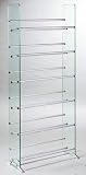 Cheap TransDeco Glass CD DVD Rack