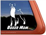 Boxer Mom Dog Vinyl Window Dog Decal Sticker