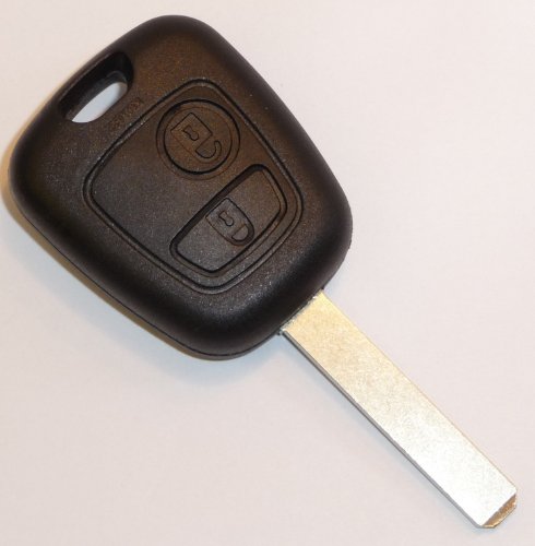 détail TELECOMMANDE PLIP COQUE CITROEN CLE C1 . C2 . C3 . C4 . C5 2 BOUTONS