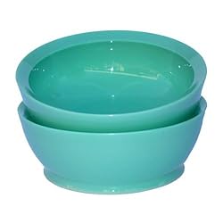 Calibowl Santa Barbara Stack Set of 2 Stack Bowls, Aqua Blue