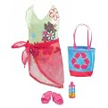 Fisher-Price Dora Links Doll Fashion Pack - Recycling at the Beach