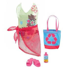 Fisher-Price Dora Links Doll Fashion Pack - Recycling at the Beach