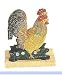 Fernanda 1645R Rooster Cast Iron Napkin Holder