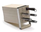 Review Legnoart KS-10 / Legnoart ARSENALE 5 Piece Professional Knife Set, with Bamboo Block, Designed by Bjorn Blisse