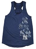 New York Yankees Navy Women's Oversized Slub Knit Tank Top