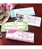 Personalized Wedding Gifts - Wedding Cake Design Candy Bar Wrappers (30)