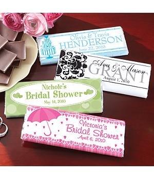 Personalized Wedding Gifts - Wedding Cake Design Candy Bar Wrappers (30)