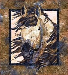 Bigfork Bay Toni Whitney Spring Storm Wild Horse Fusible Applique Quilt Pattern