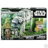 Star Wars Saga Deluxe Vehicle Endor AT-AT Walker w/ Biker Scout and AT-AT Pilot