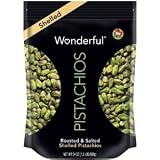Wonderful SHELLED PISTACHIOS Roasted and Salted Bag NET WT 24 OZ (1.5 Lbs/680 g)