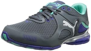 PUMA Women's Cell Riaze Cross-Training Shoe,Turbulence/Spectrum Blue/Electric Green,8 B US