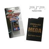 Video Games : PSP MAX II Power 3.6V 2600 mAH Battery Pack