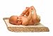 Ah Goo Baby Plush Pad with Memory Foam, Chocolate/Green Circles