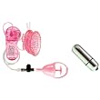 California Exotics / Swedish Erotica Butterfly Clitoral Pump Vibrator Adult Sex Toy Kit