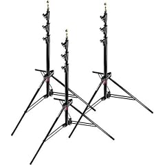 Manfrotto 3er-Pack Stativ Master Schwarz