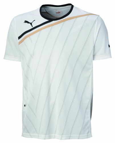 PUMA Kinder Shirt King Training Tee, white-black, 140, 652578 04 Preisvergleich