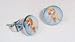 The Stainless Steel Jewellery Shop - 8mm Stainless Steel Stud Earrings(Pair) - Jasper the Spaniel -