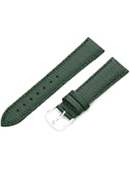 Hadley-Roma Womens LSL725RJ 180 18-mm Green Java Lizard Grain Watch Strap