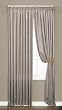 50-Inch by 84-Inch Faux Silk Luster Pole Top Panel, Silver