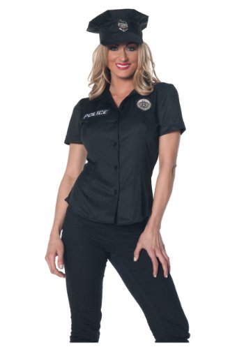 Women's Police Shirt Costume X-Large