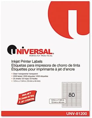 UNV81101 - Universal Laser Printer Permanent Labels
