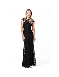 Sexy Sophisticated Strapless Cap Sleeves Fall Lace Flared-Skirt Evening Dress/Party Dress 
